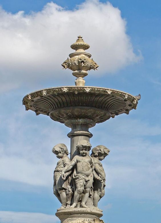 Beauty of a Four-Tier Fountain