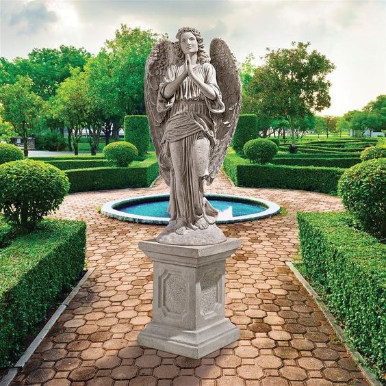 3-TIER WINGED HORSES STATUE FOUNTAIN