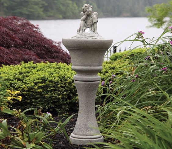 Fountain with Evening Illumination