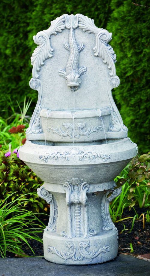 Fountain with Evening Illumination