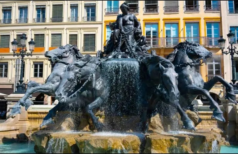 Beauty of a Four-Tier Fountain