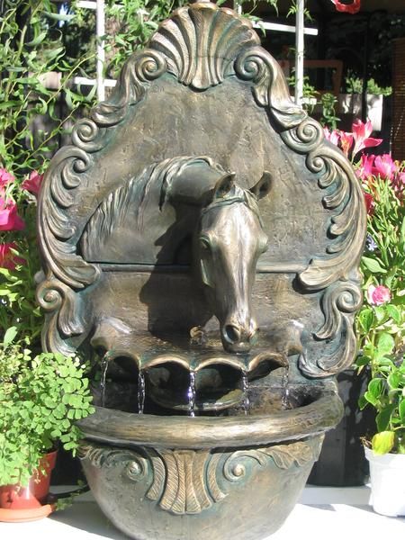 Fountain with Evening Illumination