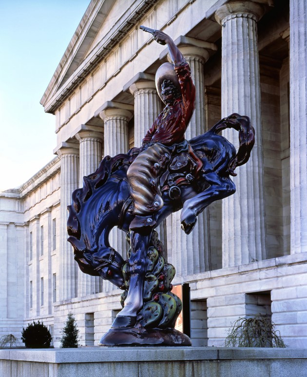 3-TIER WINGED HORSES STATUE FOUNTAIN