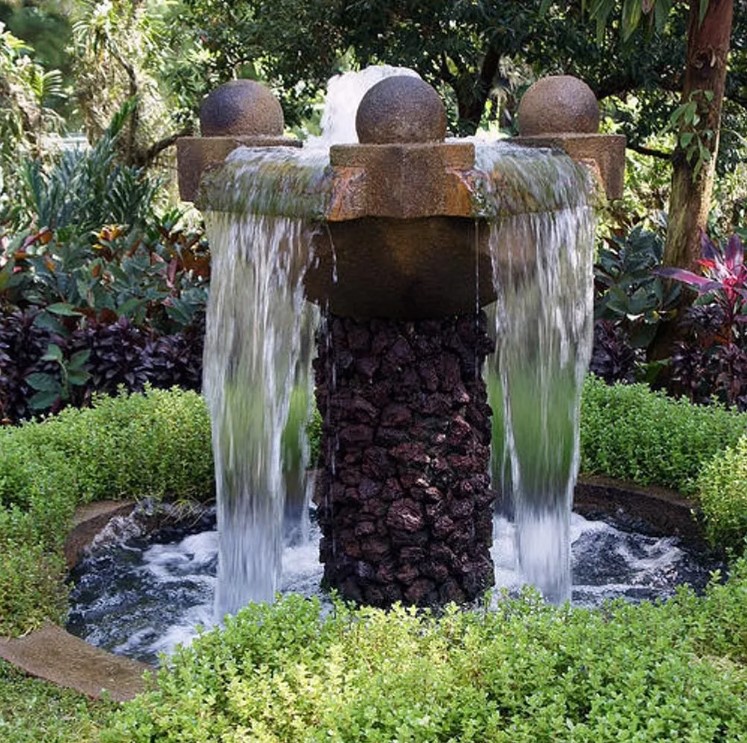 Beauty of a Four-Tier Fountain