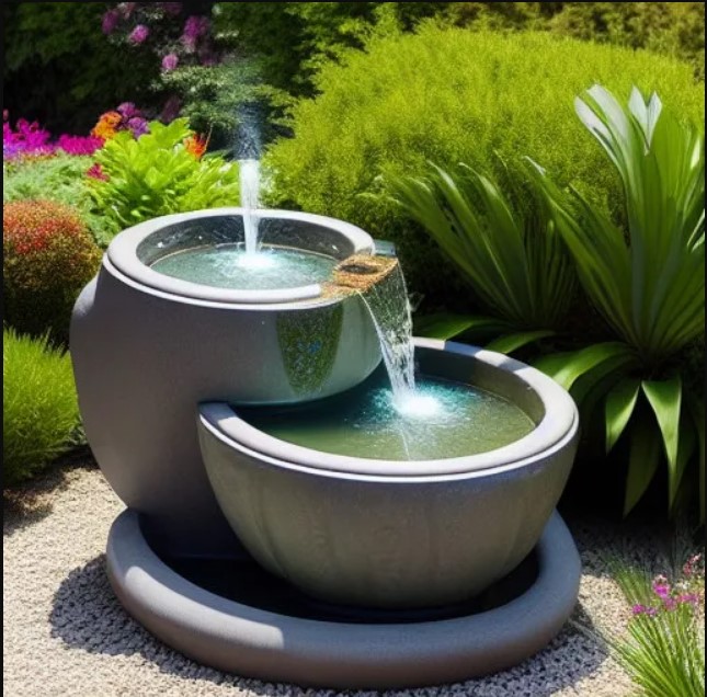 Charm of Garden Fountains 