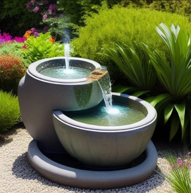 Charm of Garden Fountains 