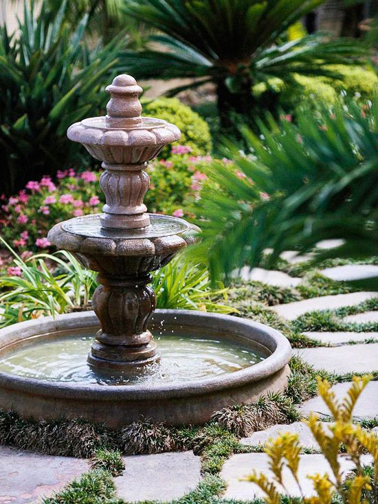 Charm of Garden Fountains 