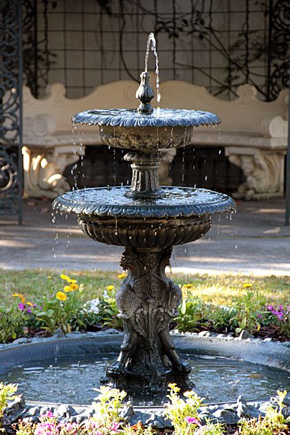 Beauty of a Four-Tier Fountain