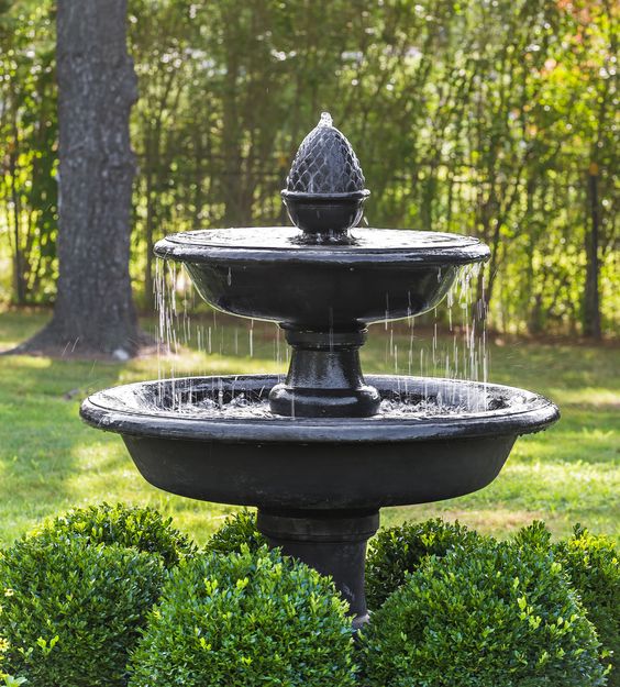 3-TIER WINGED HORSES STATUE FOUNTAIN