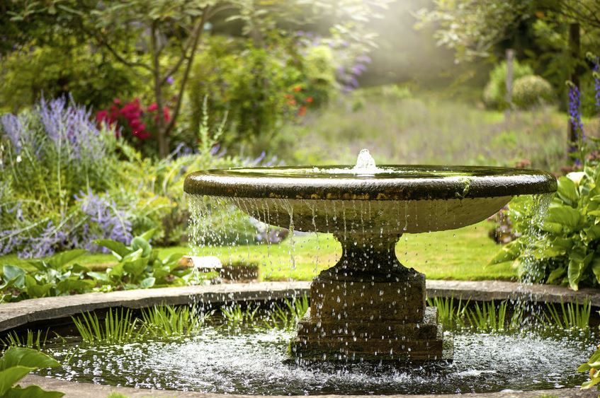 3-TIER WINGED HORSES STATUE FOUNTAIN