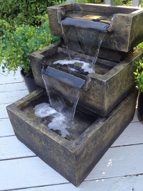 Beauty of a Four-Tier Fountain