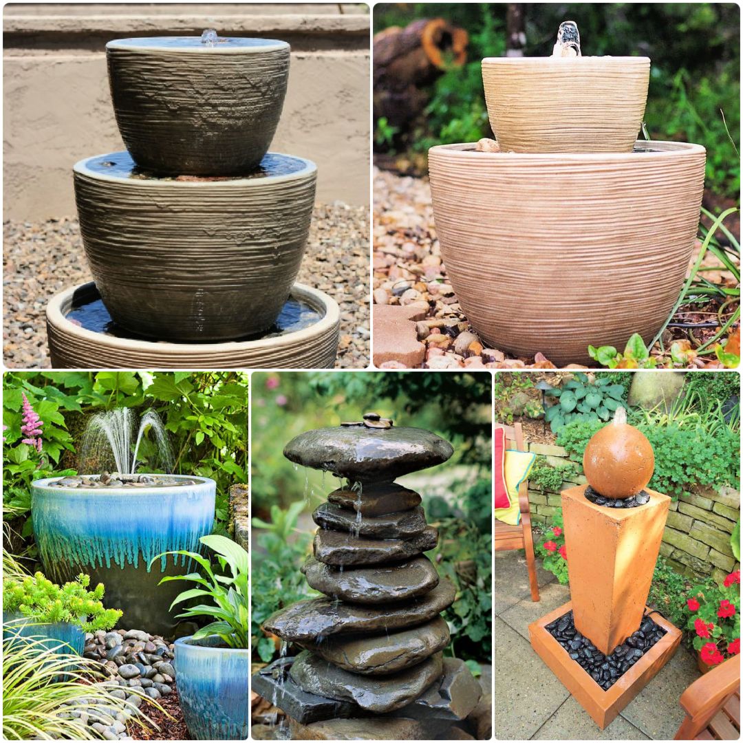 Charm of Garden Fountains 