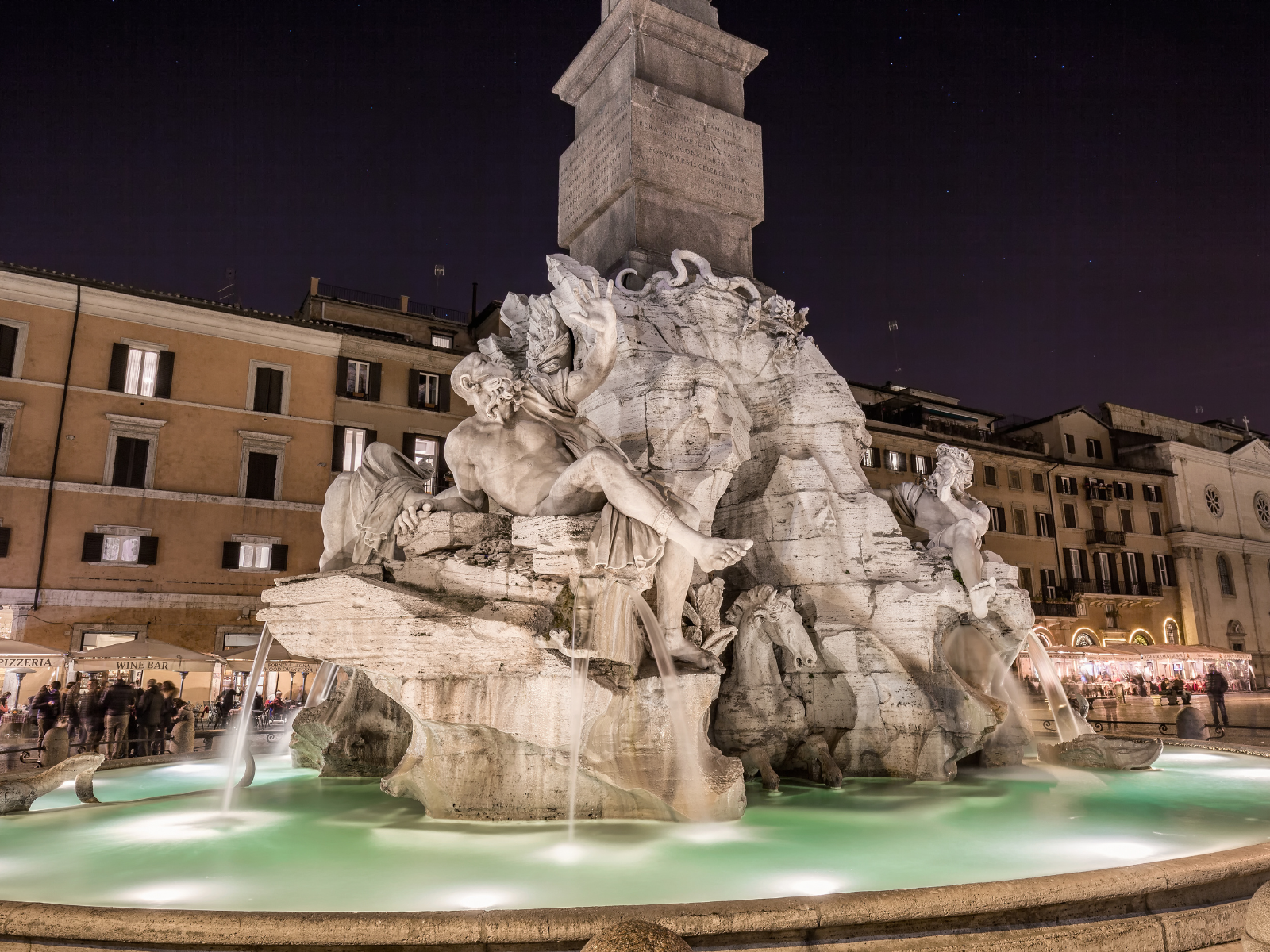 3-TIER WINGED HORSES STATUE FOUNTAIN