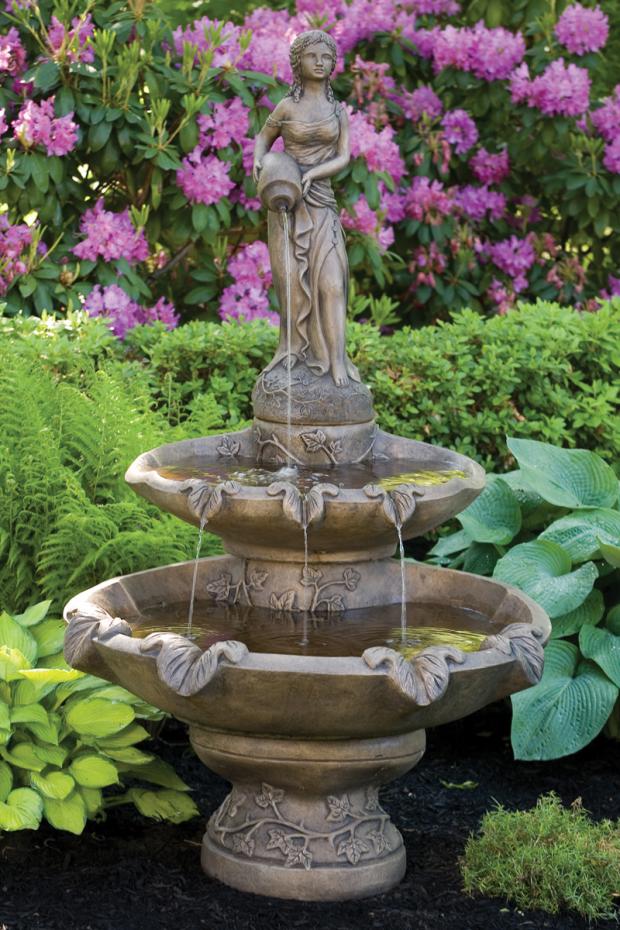 Beauty of a Four-Tier Fountain