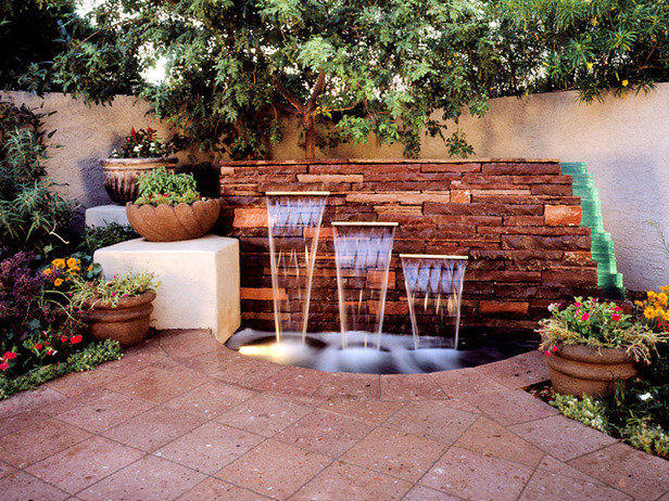 Beauty of a Four-Tier Fountain