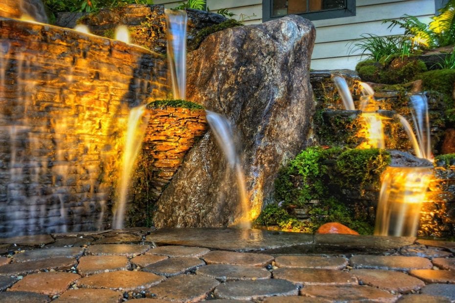 3-TIER WINGED HORSES STATUE FOUNTAIN