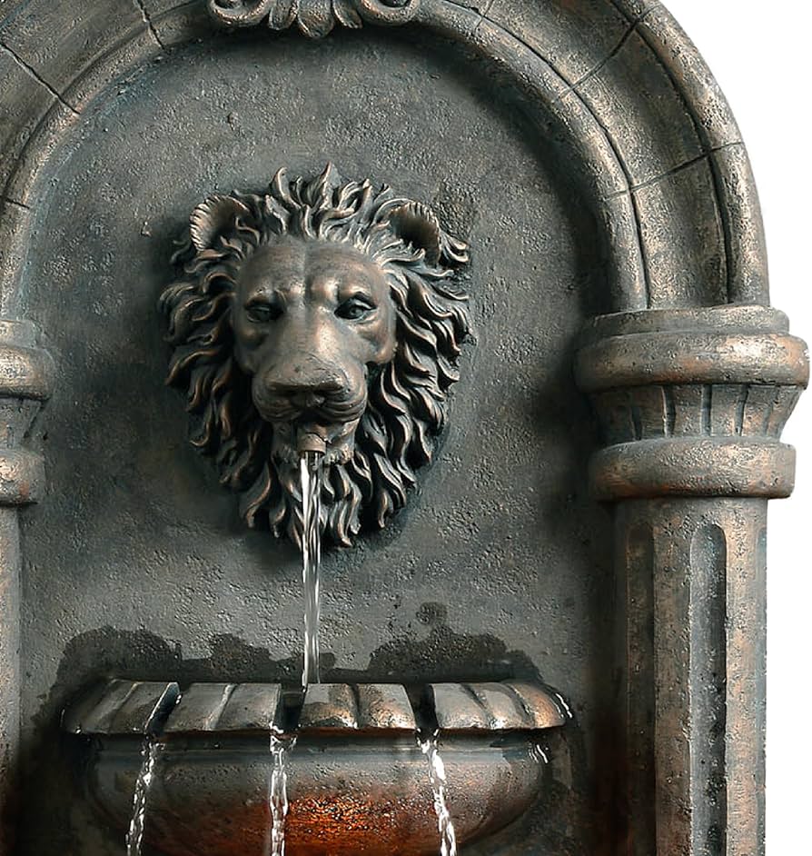 Fountain with Evening Illumination