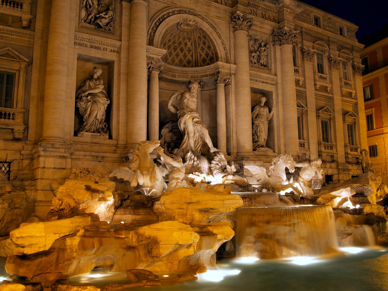 Beauty of a Four-Tier Fountain